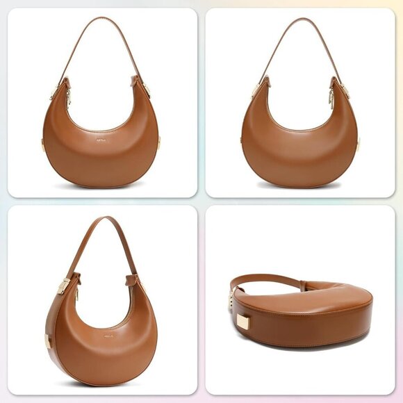 Women\'s PU Leather Shoulder Bag 3-Way Adjustable Straps Large Capacity main image 5